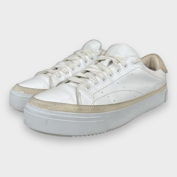 All Saints Trish Platform Low Top White Sneakers Women's Shoe Size 40 (10 US) - Picture 6 of 13